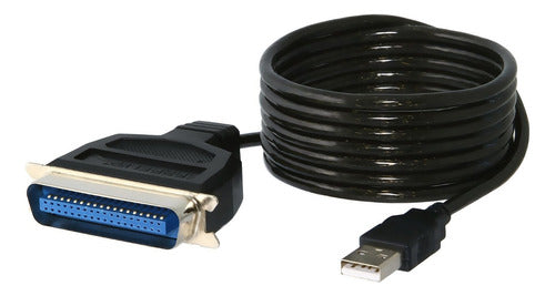 Usb 2.0 A Paralelo Ieee 1284 36pin Impresora Cable Pc Adapta 0