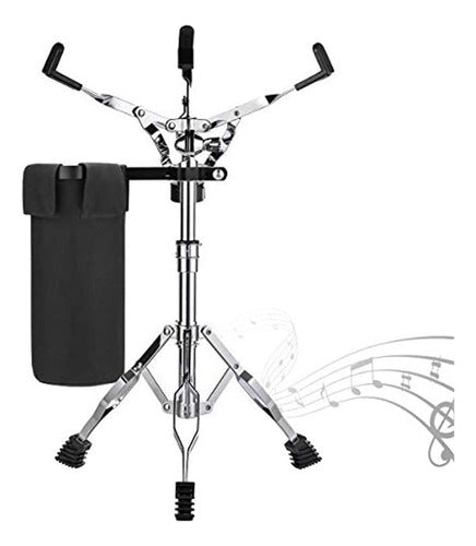 Lolunut Adjustable Drum Pad Stand with Stick Holder 0