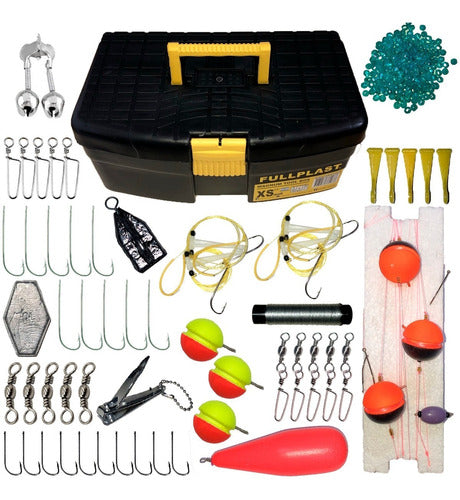 Kit Caja Completa Pesca Pejerrey Con Todo Lo Basico Yo-yo ++ 0