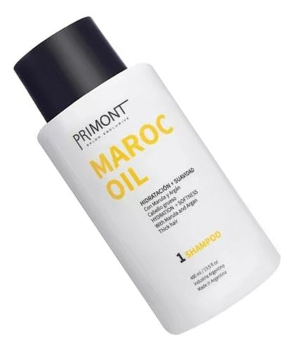 Shampoo + Conditioner + Treatment Maroc Oil X 400 Ml Primont 2