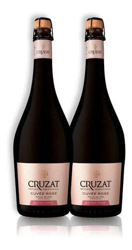 Cruzat Cuvée Rosé Champagne Extra Brut Kit X2u 750ml 0