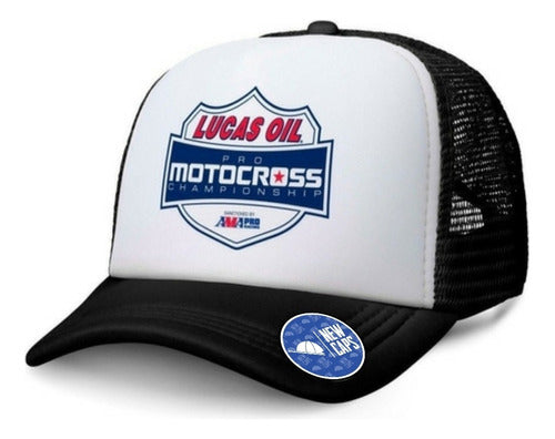 Newcaps Trucker Lucas Oil Motocross Cap 0