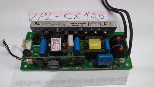 Placa Ballast Reator Da Lâmpada Projetor Sony Vpl-cx120 0