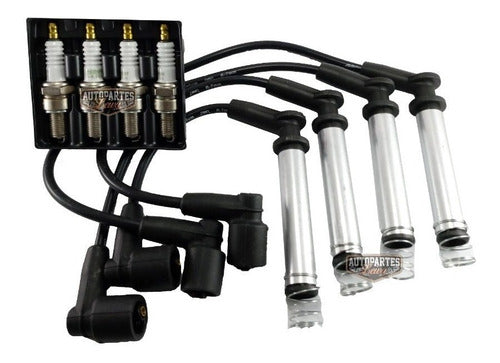 ACDelco Chevrolet Montana 1.8 Original Cable + Spark Plug Kit 1