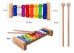 Percussão De Xilofone. 8 Notas Kid Toddle Key Xylophone Pine 4