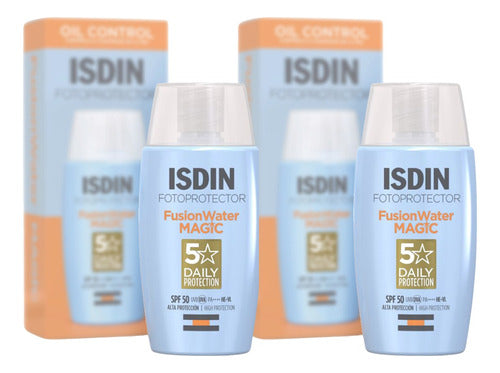 Isdin Fotoprotector Fusion Water Fps50 X 50ml Combo X 2 0