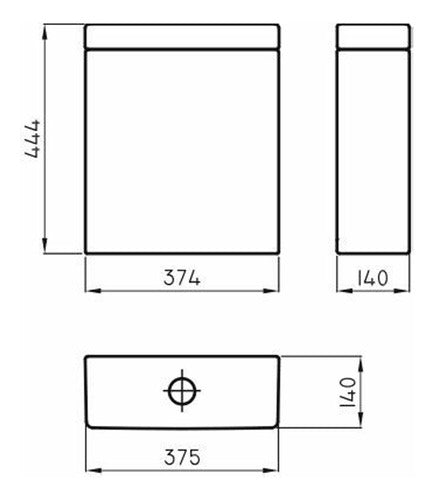 Ferrum Dual Tank 4.5L for Long Toilets - Fontana Line 3