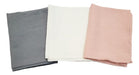 ILUBABYOK Pack of 3 Muslin Receiving Blankets 1