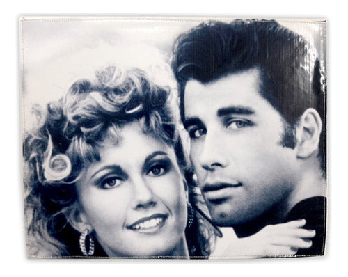 Estudiotremo Individual Grease John Travolta Retro Lona / Goma Eva 30x40 0