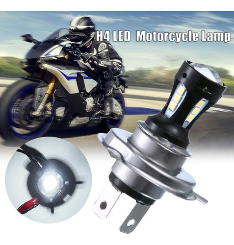 Farol De Motocicleta 6500k 12-24v Lâmpada De Cabeça De Lâmpa 1