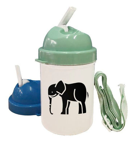 Tienda Cubik Cantimplora Elefante Silueta Vector M2 0