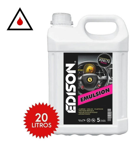 Edison Emulsión Hidratante Interiores Perfumada Concentrado X20lts 1