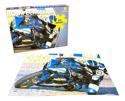 Puzzle Rompecabezas Moto Yamaha R1 100 Piezas Yuyu 0