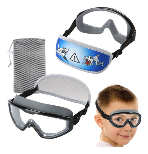 Kids Swimming Goggles Hydrocomfy Grey 0