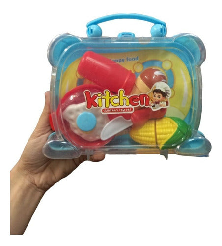 Playset Food with Velcro in Sebigus Suitcase 1