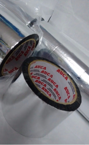 Auca Metalized Adhesive Tape 72 Mm X 50 Meters 2