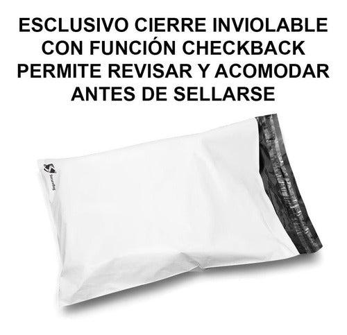 SecureBag® 100 E-commerce Bags Tri-Layer No. 2 30x40 White 4