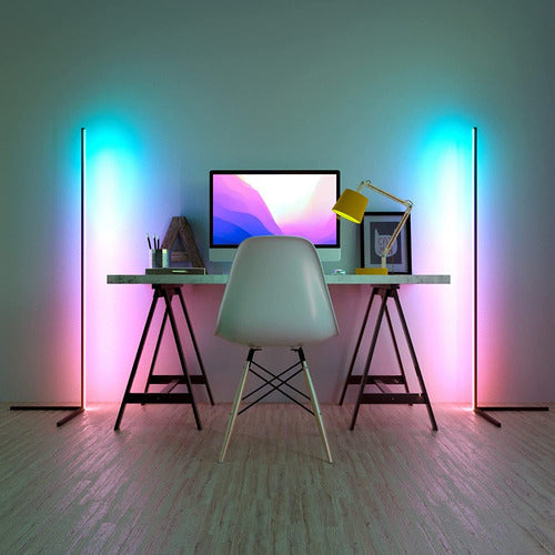 Corner LED Minimalist Design Pixel Type Noxu Floor Lamp with App Control 0