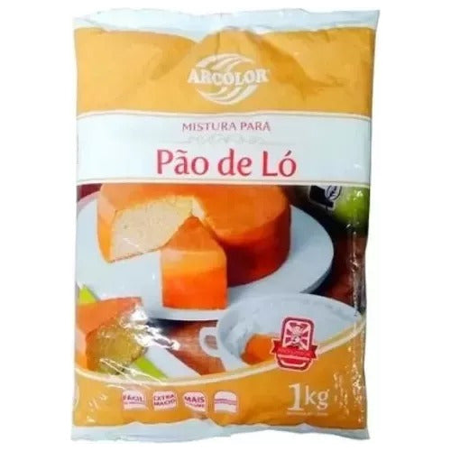 Kit C/ 5 Mistura Para Pão De Ló 1kg - Arcolor 1