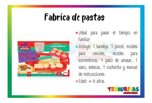 Antex Fabrica De Pastas Rellenas Juego Cocina Niños Aprender 1