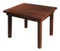 Modern Solid Wood Dining Table Straight Leg 100x80 Sajo 12
