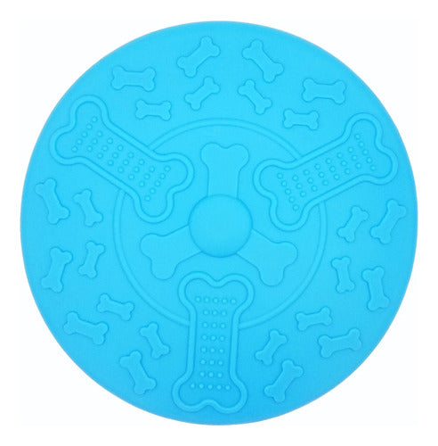 Zoomundo Large Rubber Frisbee for Dogs 0