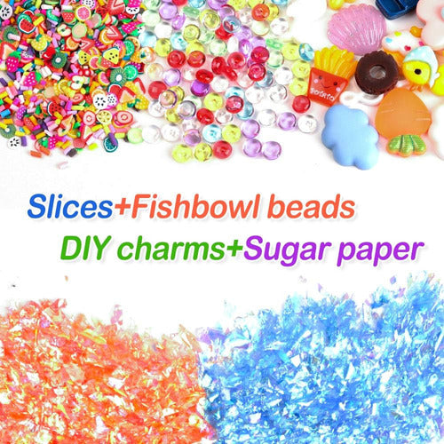 Gongyihong Kit Para Slime: Glitter, Beads, Tools, Strass 1