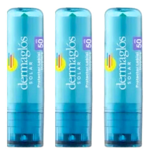 Dermaglós Combo X3 Lip Protector SPF 50 3.4 Gr 0