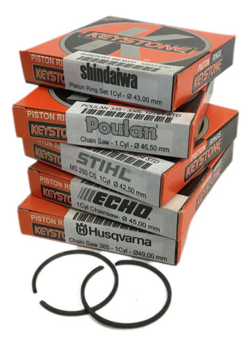 KeyStone Chainsaw Piston Ring Set for Stihl 028 - 450 in STD 0