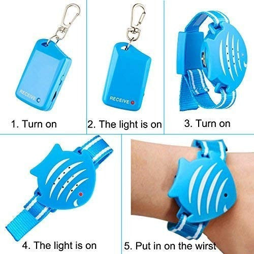 Ledimp Eagle Anti-Lost Sound Alarm Wristband for Children, Bags, Pets, and Valuables 2