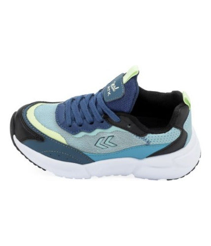 Atomik Real Z Kids Sneakers in Petrol Blue 4