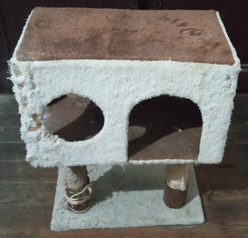 Casa Madera Para Gato Para Restaurar. 0