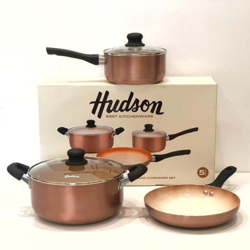 Nevho Hudson Valley 5-Piece Degraded Cookware Set 0