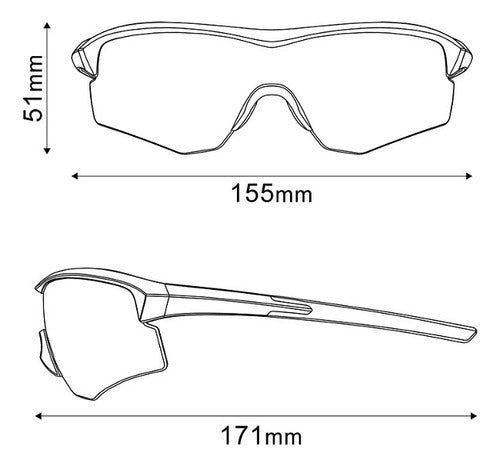 Shimano Gafas Ciclismo Spark Gr Ridescape Uv400 - Muvin 1