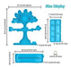 Kunyeah Silicone Mould for Epoxy Resin Family Memory Tree 1