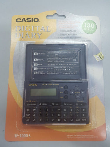 Casio SF-2000-S Pocket Electronic Organizer 1600 Bytes 1