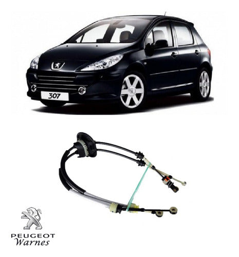 Cables Selectora Palanca Cambios Para Peugeot 307 1.6 16 V 0