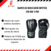 Wolon Synthetic Leather Boxing Gloves 12oz - Black and Grey 1