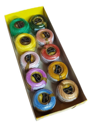 Pack of 10 Anchor Perle Embroidery Threads 2