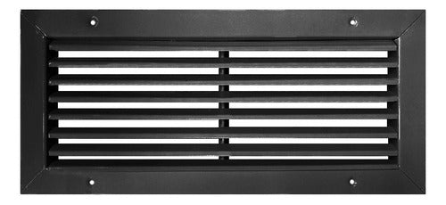 Suref Ventilation Grill 40x15 Fixed Black - Return/Extraction 0