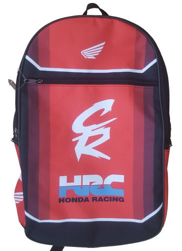 MS Motorcycle Helmet Backpack Honda CR HRC 20 Liters 0