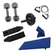 Functional Fitness Training Kit - Mat + 3kg Ankle Weights + 2x 3kg Dumbbells + Band + Ab Roller 14