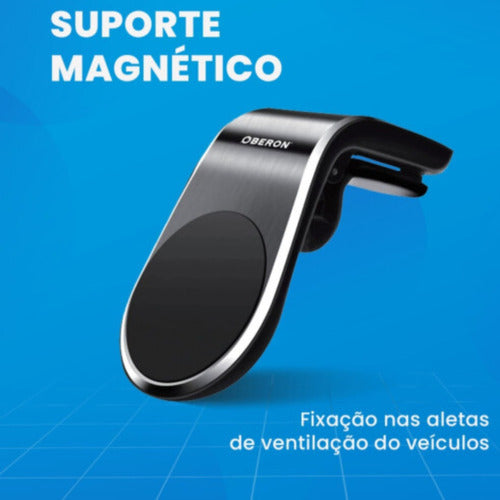 Suporte Prender Magnético De Celular Automotivo Ar 6