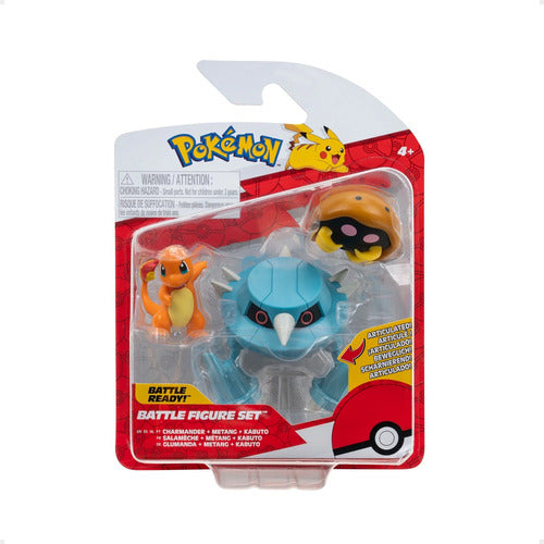 Caffaro Set of 3 Pokémon Action Figures - Battle Ready Pack 5