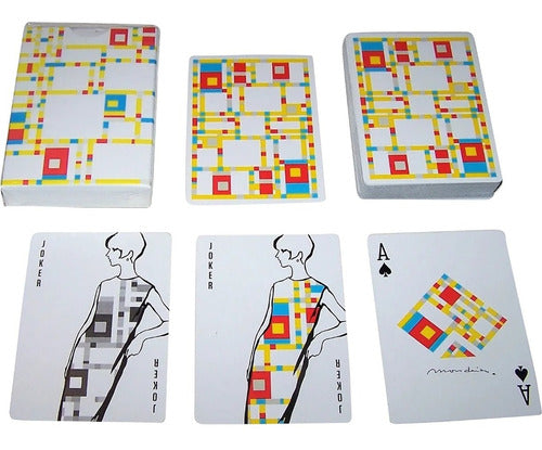 Mondrian: Broadway Poker Deck for Cardistry and Magic by Alberico Magic 1