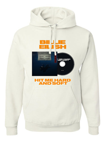 MA_INDUMENTARIA Billie Eilish Hoodie - Hit Me Hard And Soft - Music 4