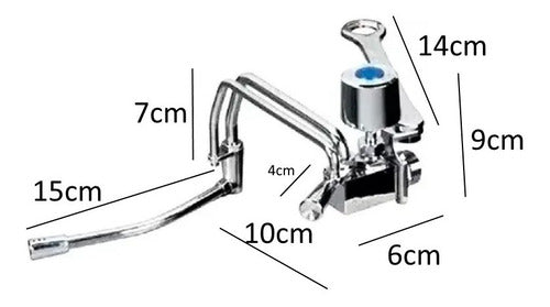 Bidematic Dispositivo Bidet Inodoro Agua Fría Izquierdo 1010 1