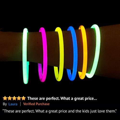 Glow Sticks Bulk 100 Count 8 Partysticks Brand Premium Glow 3