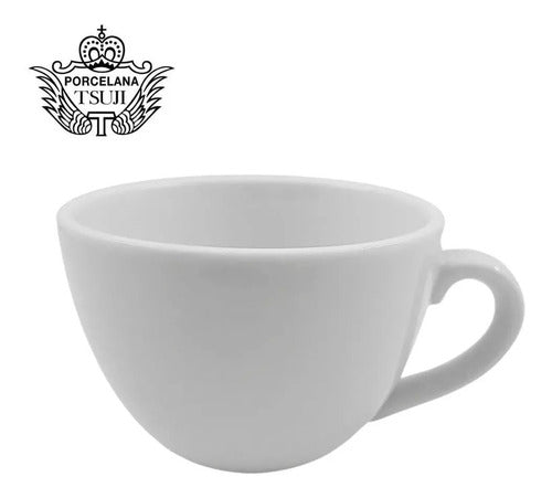 Tsuji Breakfast Mug 245ml + Plate Porcelain Line 1900 X2 Pc 1