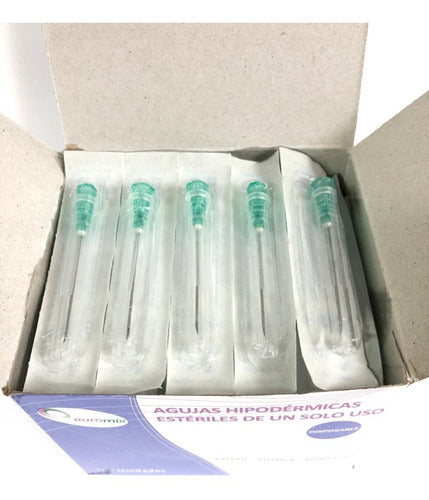 Euromix Sterile Hypodermic Needles 21g X 1 1/2 40 X 8mm X 500 Un 0